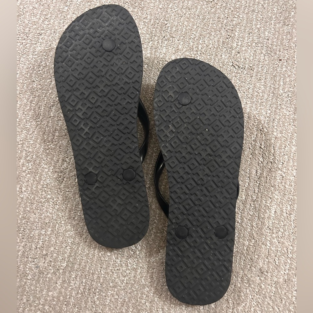 Tory Burch Snakeskin Flip Flops Women 8.5 - Picture 6 of 7